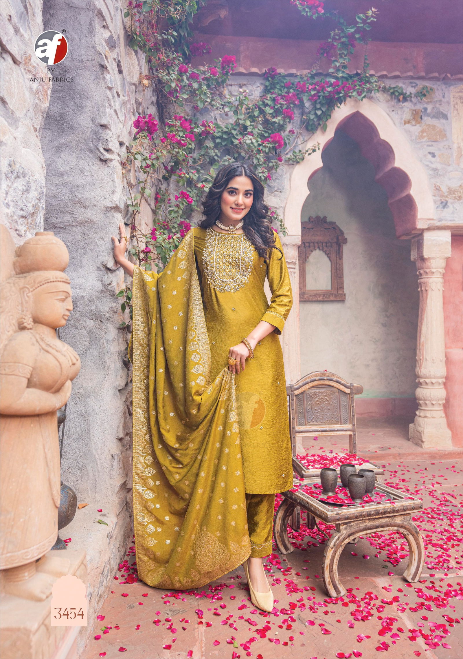 Mayuri Vol 4 By AF Designer Kurti With Bottom Dupatta Wholesale Shop In Surat